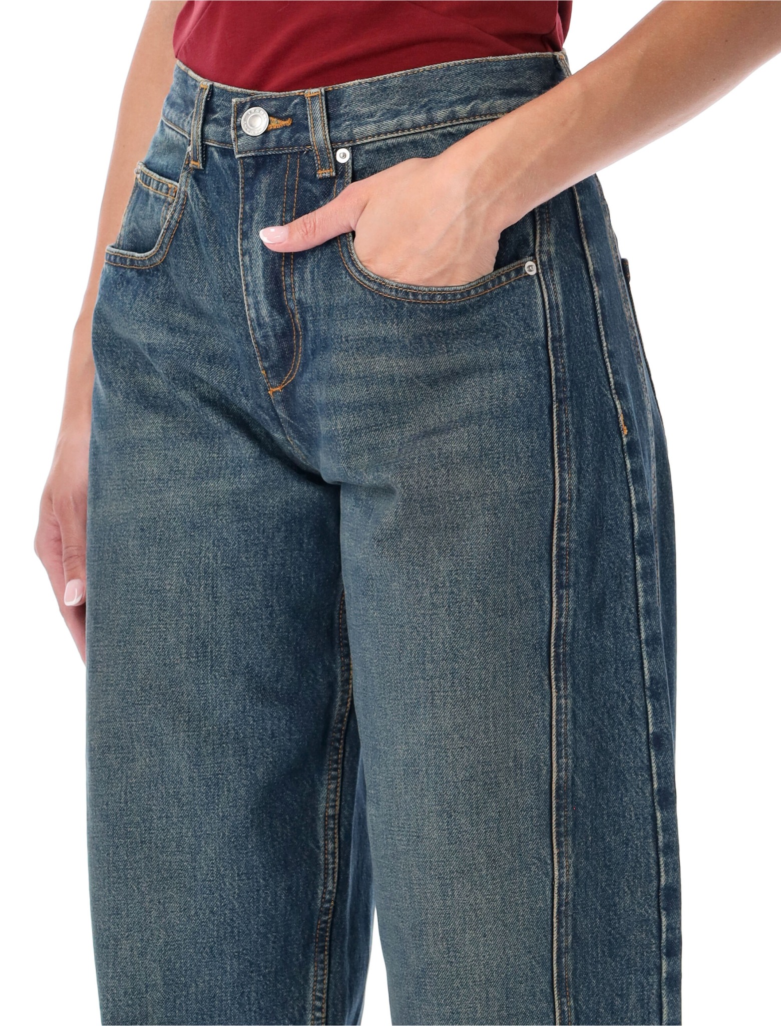 [Isabel Marant] Jeans FW26 PA0584FAD1H04I30FB