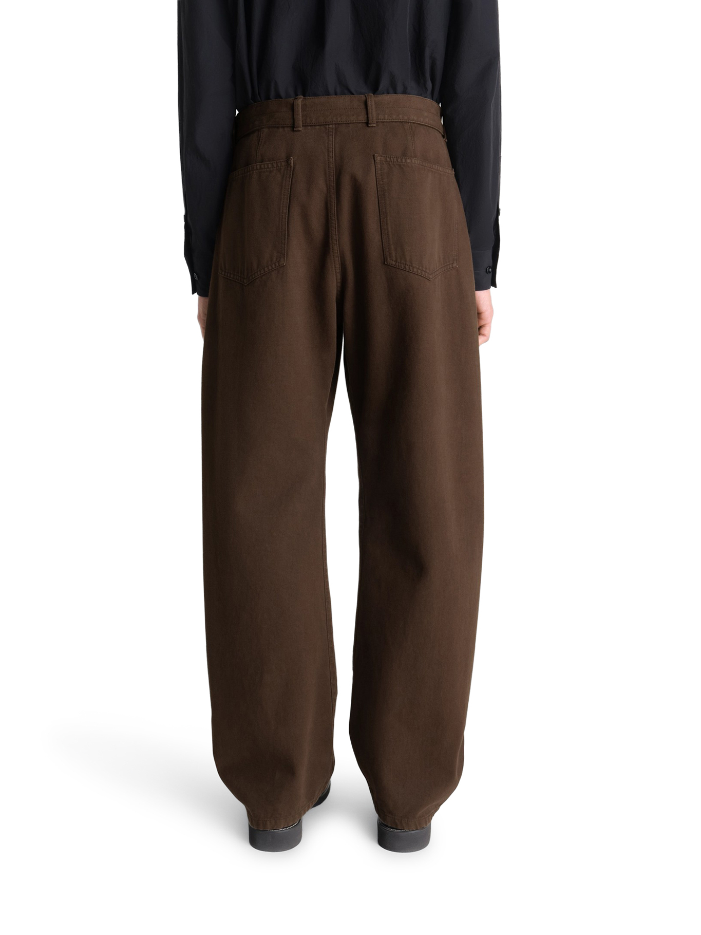 [LEMAIRE] Trousers FW26 PA326LD1077BR512 RISTRETTO
