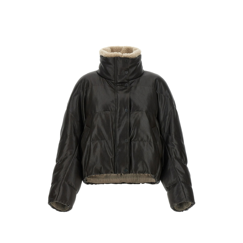 [Brunello Cucinelli] Leather Jacket FW26 MPCTN7552  C4192