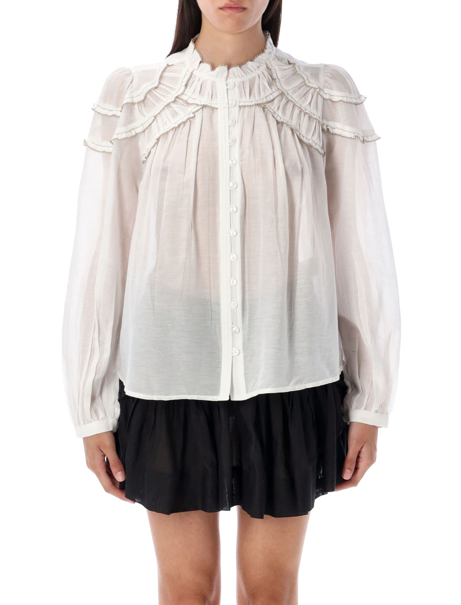 [Marant Etoile] Blouse FW26 HT0681FBB3J04E20WH