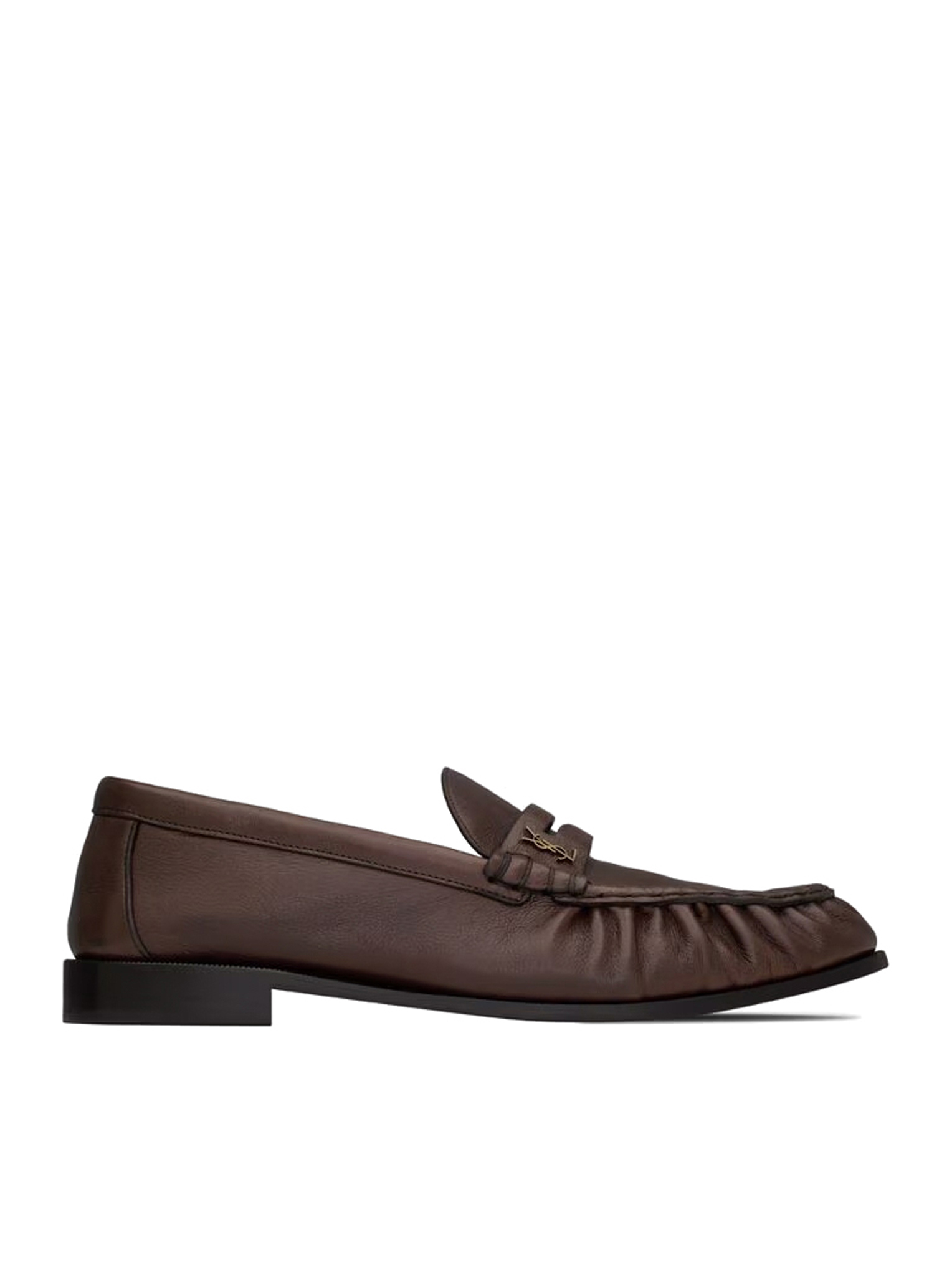 [Saint Laurent] Loafer FW26 83947125VAA2128 PARIS BROWN