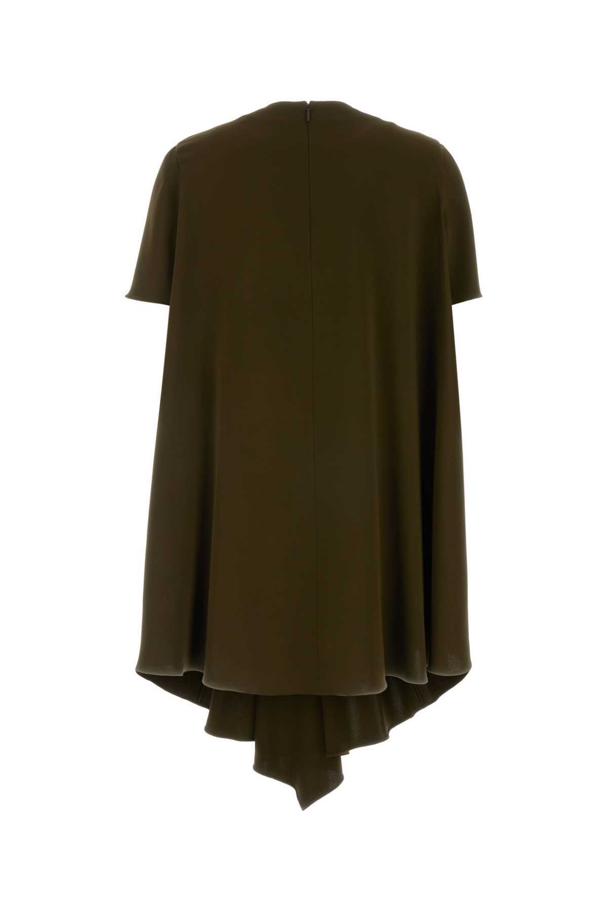 [Loewe] Short sleeve dress SS26 S540Y09XVH KHAKIGREEN
