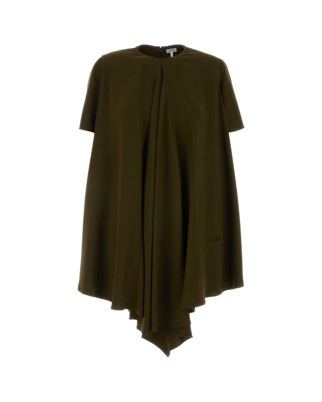 [Loewe] Short sleeve dress SS26 S540Y09XVH KHAKIGREEN