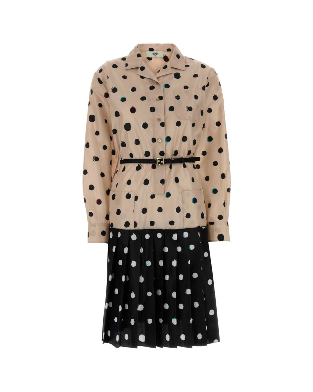 [Fendi] Long sleeve dress SS26 FDD492AVJQ F1UKB