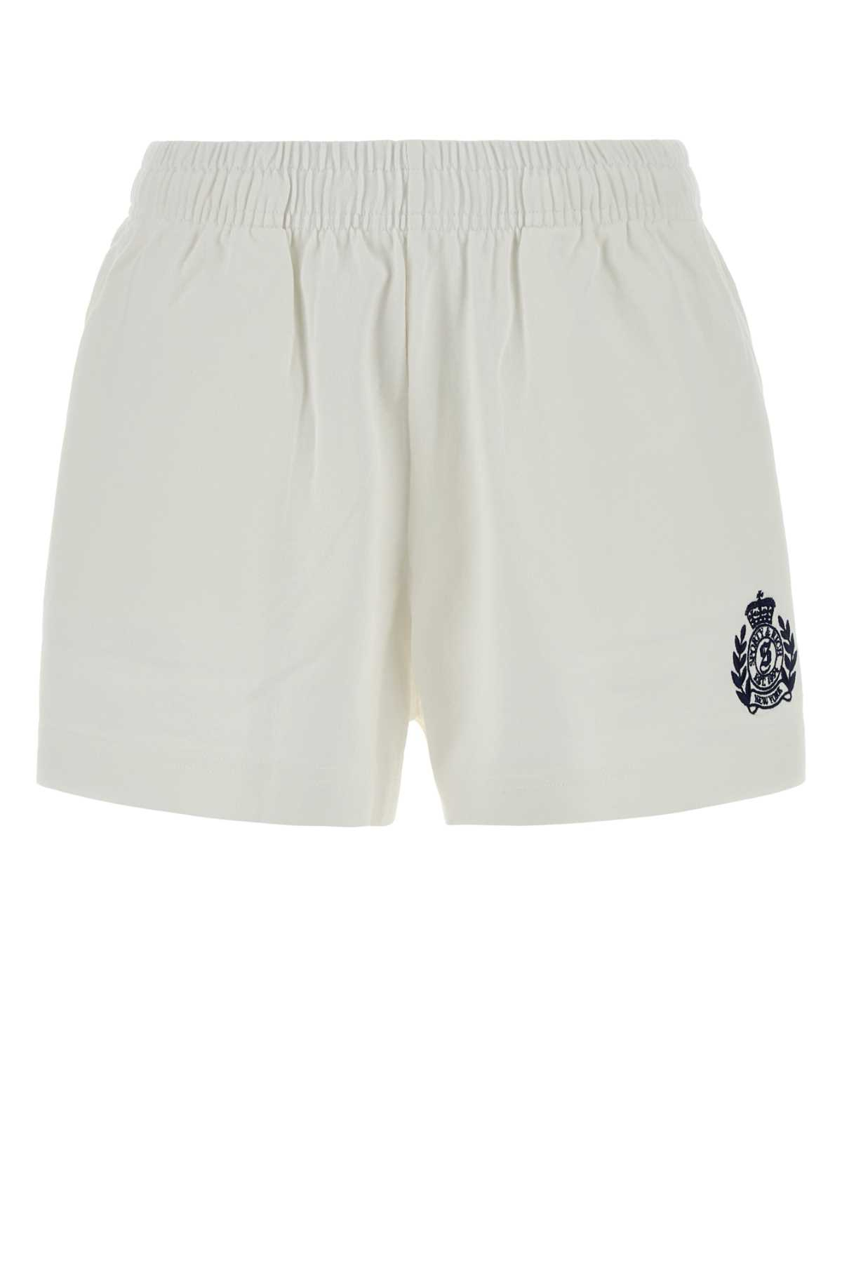 [SPORTY & RICH] Shorts SS26 SH075710243WH01 WHITE