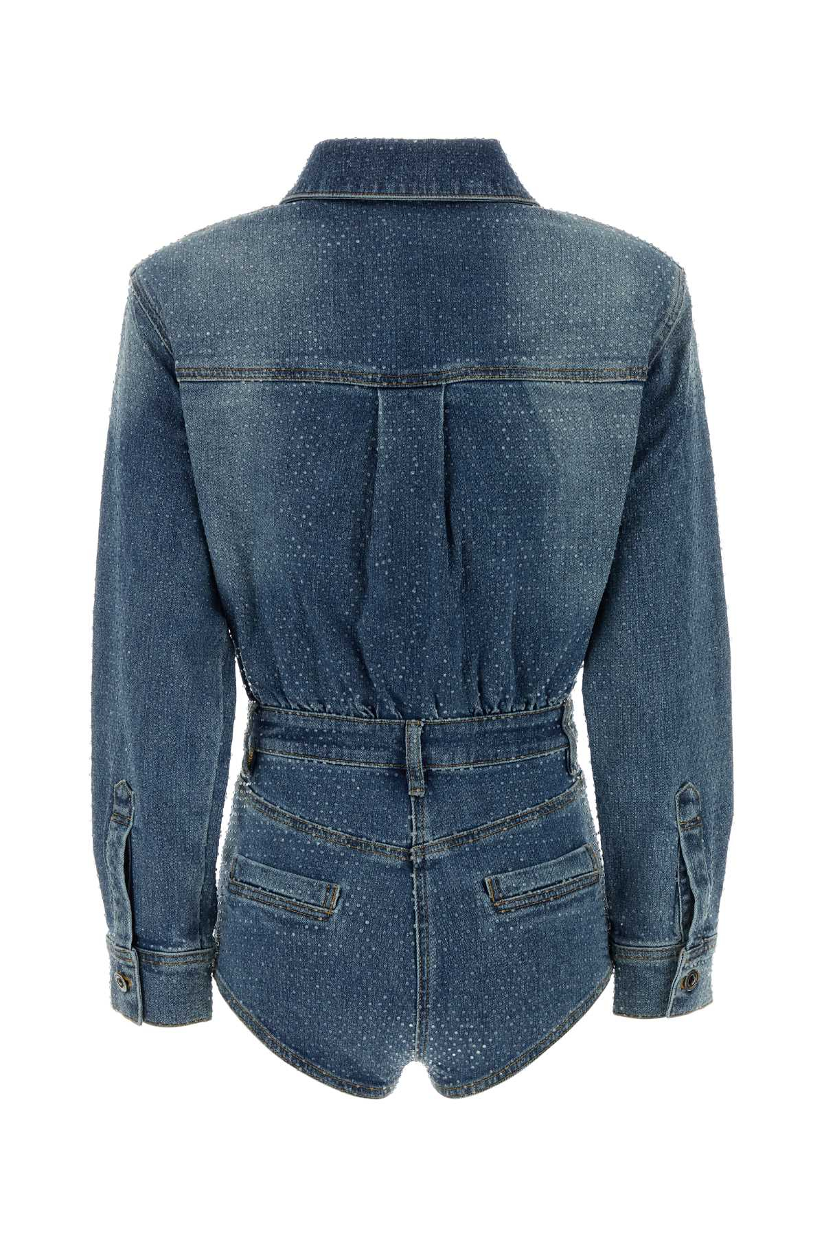 [SELF PORTRAIT] Jump suit SS26 RS26801JSABL BLUE
