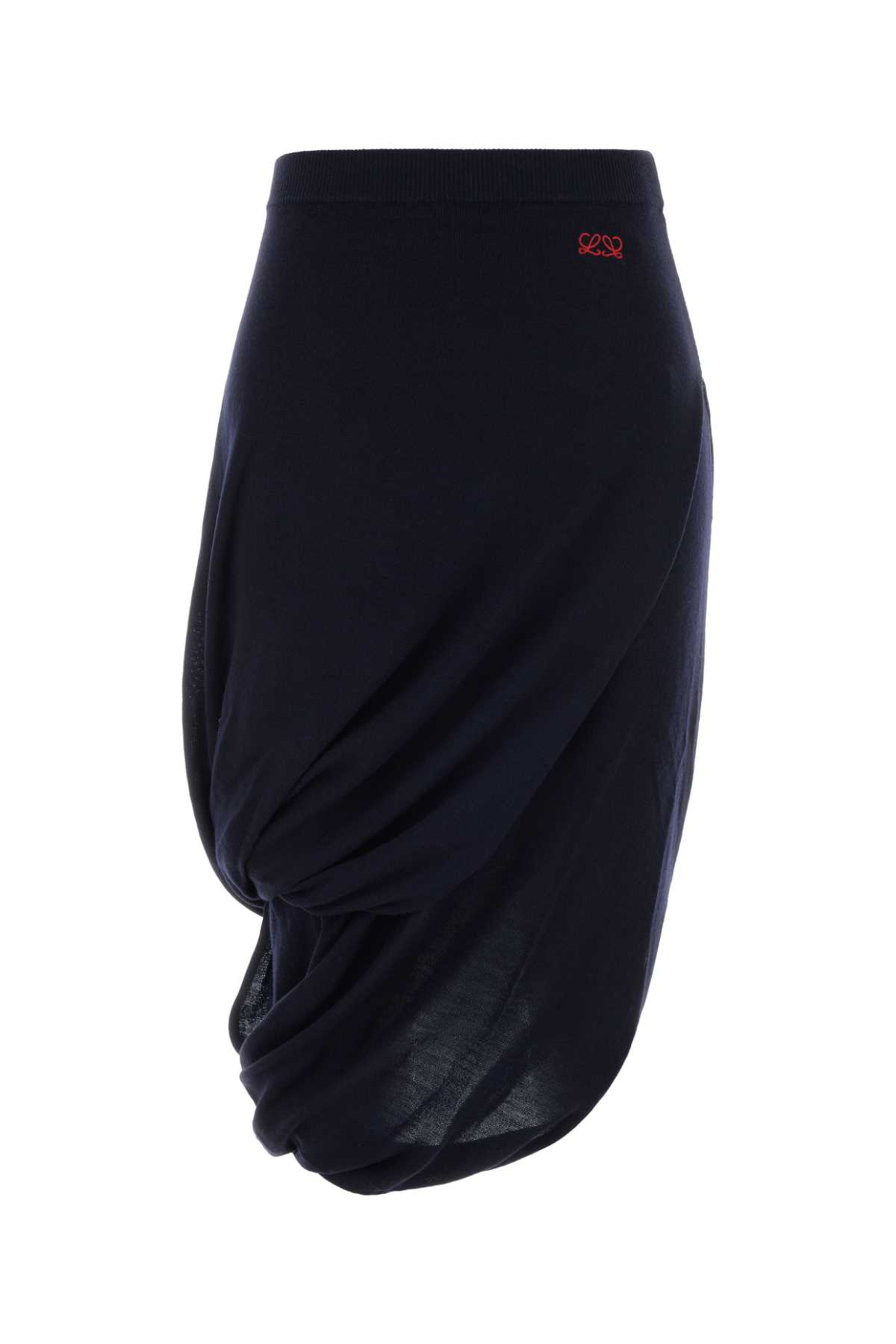 [Loewe] Long skirt SS26 S540Y1LK16 DARKNAVY