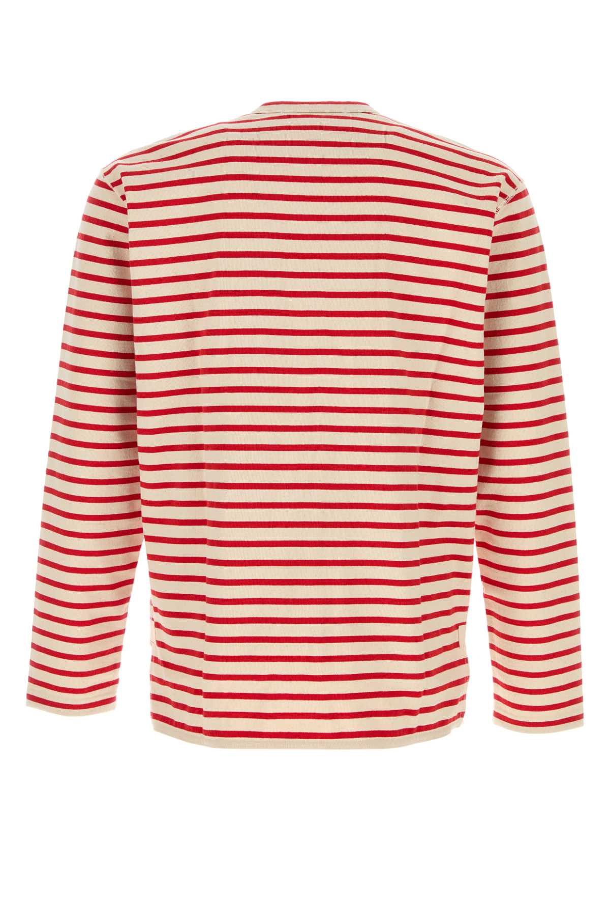 [Junya Watanabe] T-shirts Long Sleeve SS26 WQT012051 NATURALRED