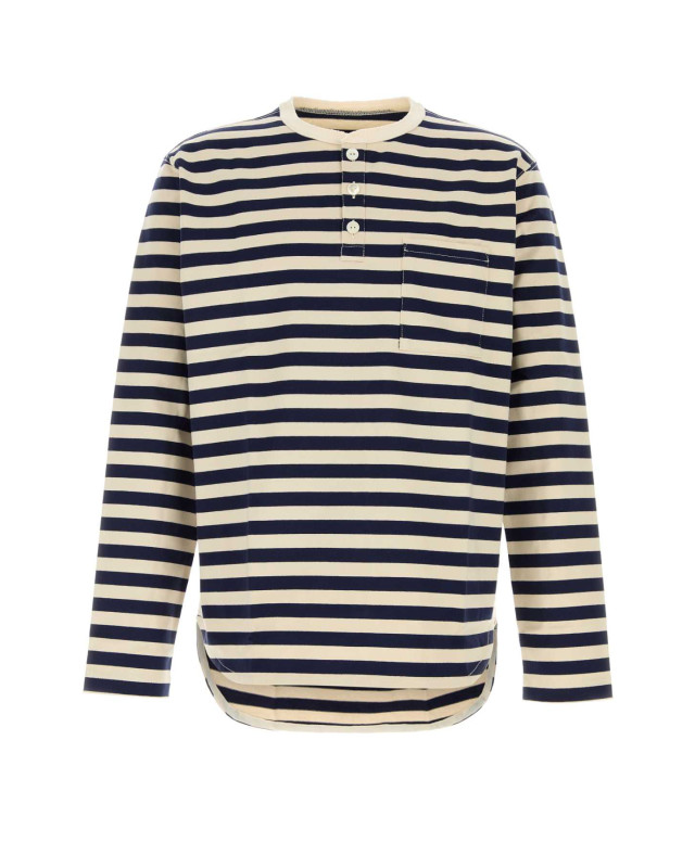 [Junya Watanabe] T-shirts Long Sleeve SS26 WQT006051 NTRLNAVY