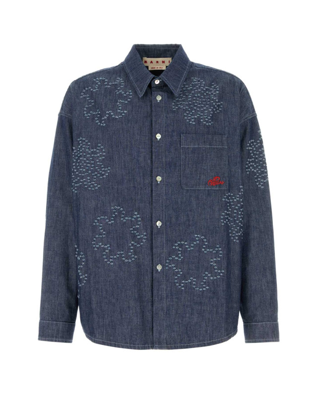 [Marni] Shirts Long Sleeve SS26 CUJU0061S4USCY72 PCB74