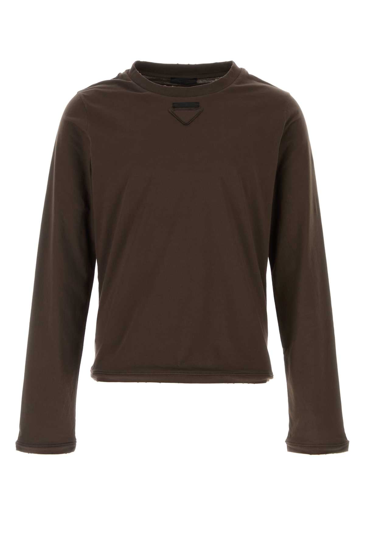 [Prada] T-shirts Long Sleeve SS26 UJL98CSOOO17Z3 F0324