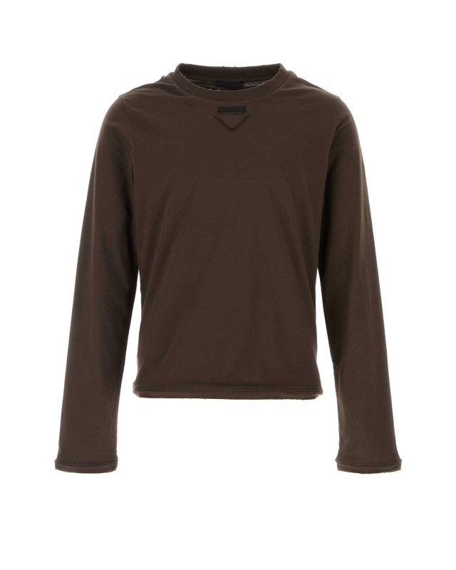 [Prada] T-shirts Long Sleeve SS26 UJL98CSOOO17Z3 F0324