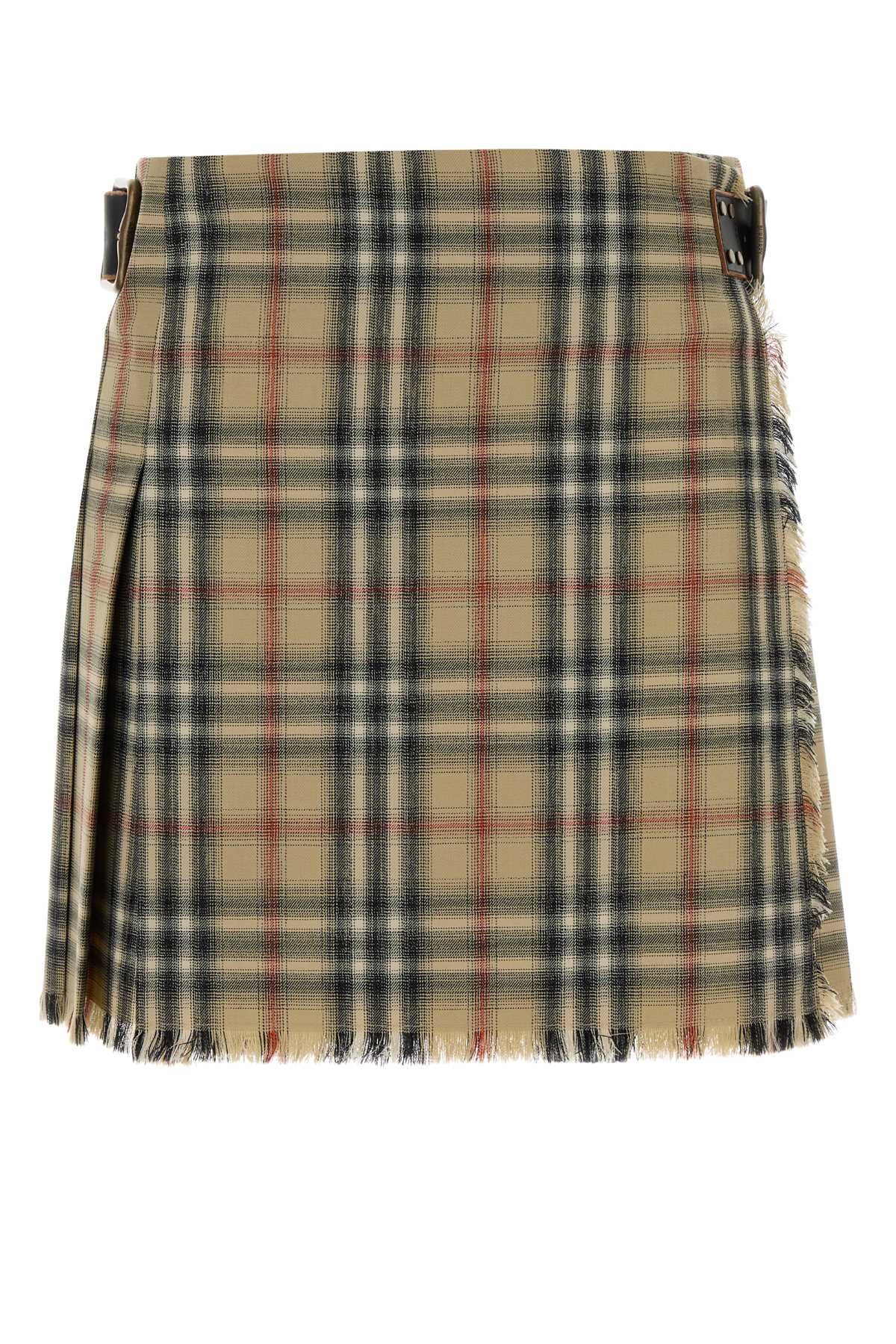 [Burberry] Mini skirt SS26 8118152 B9368