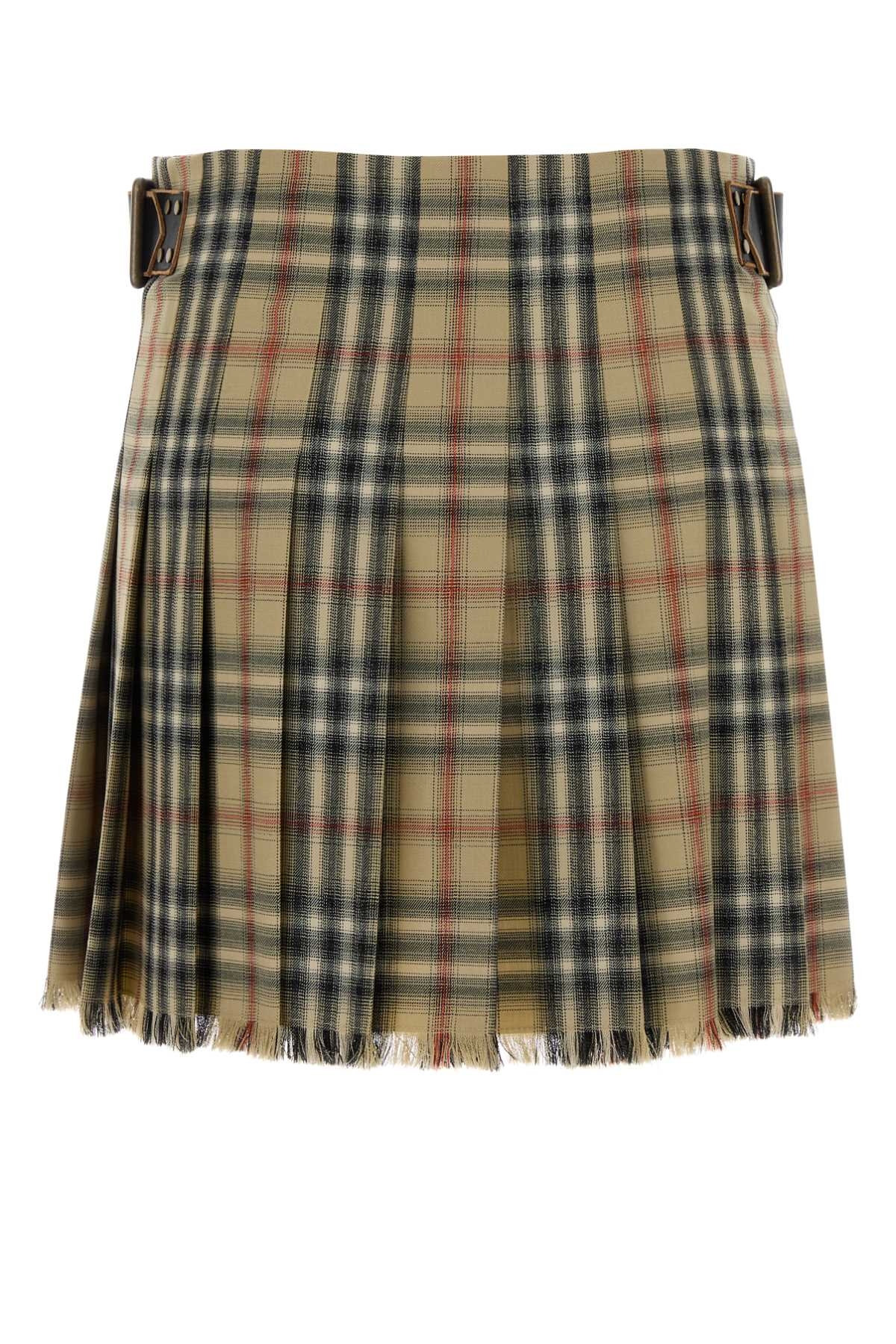 [Burberry] Mini skirt SS26 8118152 B9368
