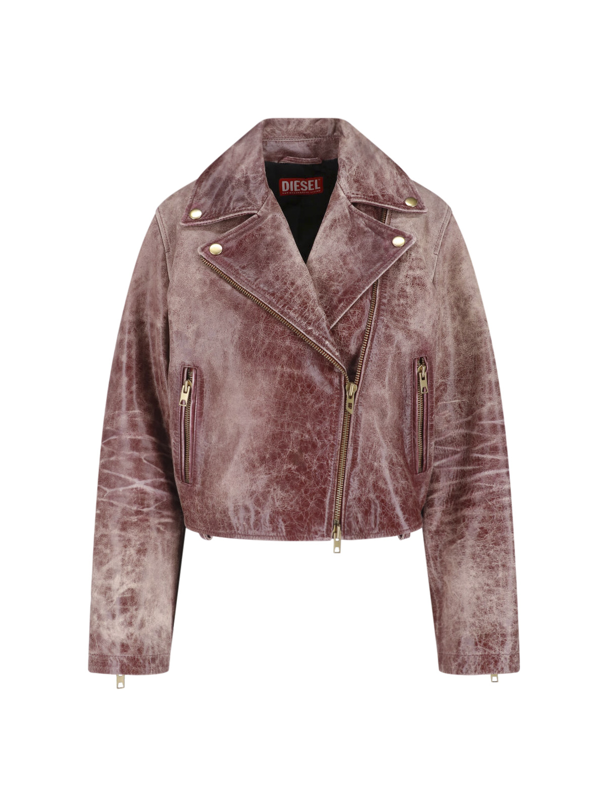 [Diesel] Leather Jacket FW26 A24067 0CJCM7GD