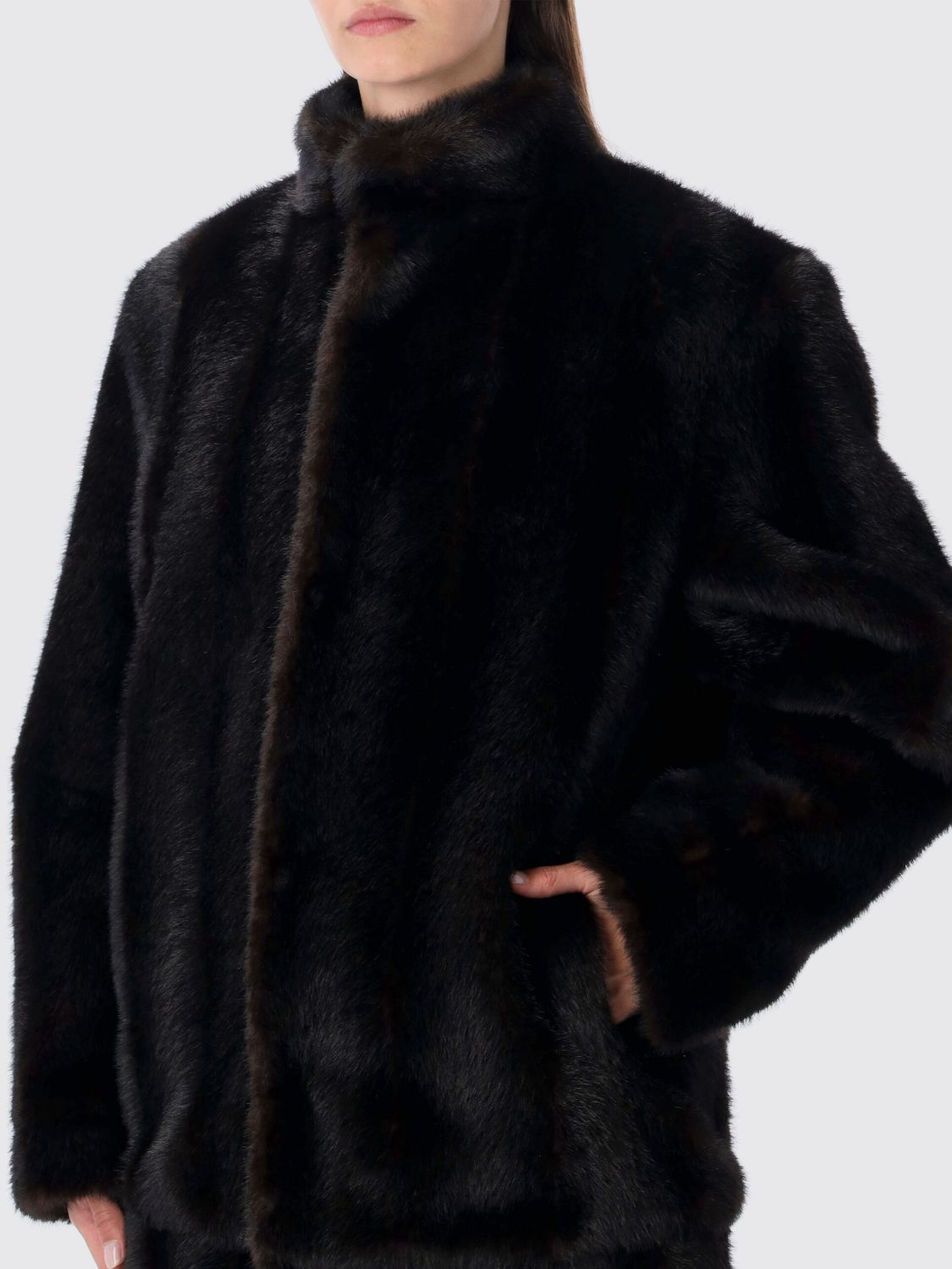 [MM6 Maison Margiela] Fur Jacket FW25 S62AN0151M35637 143
