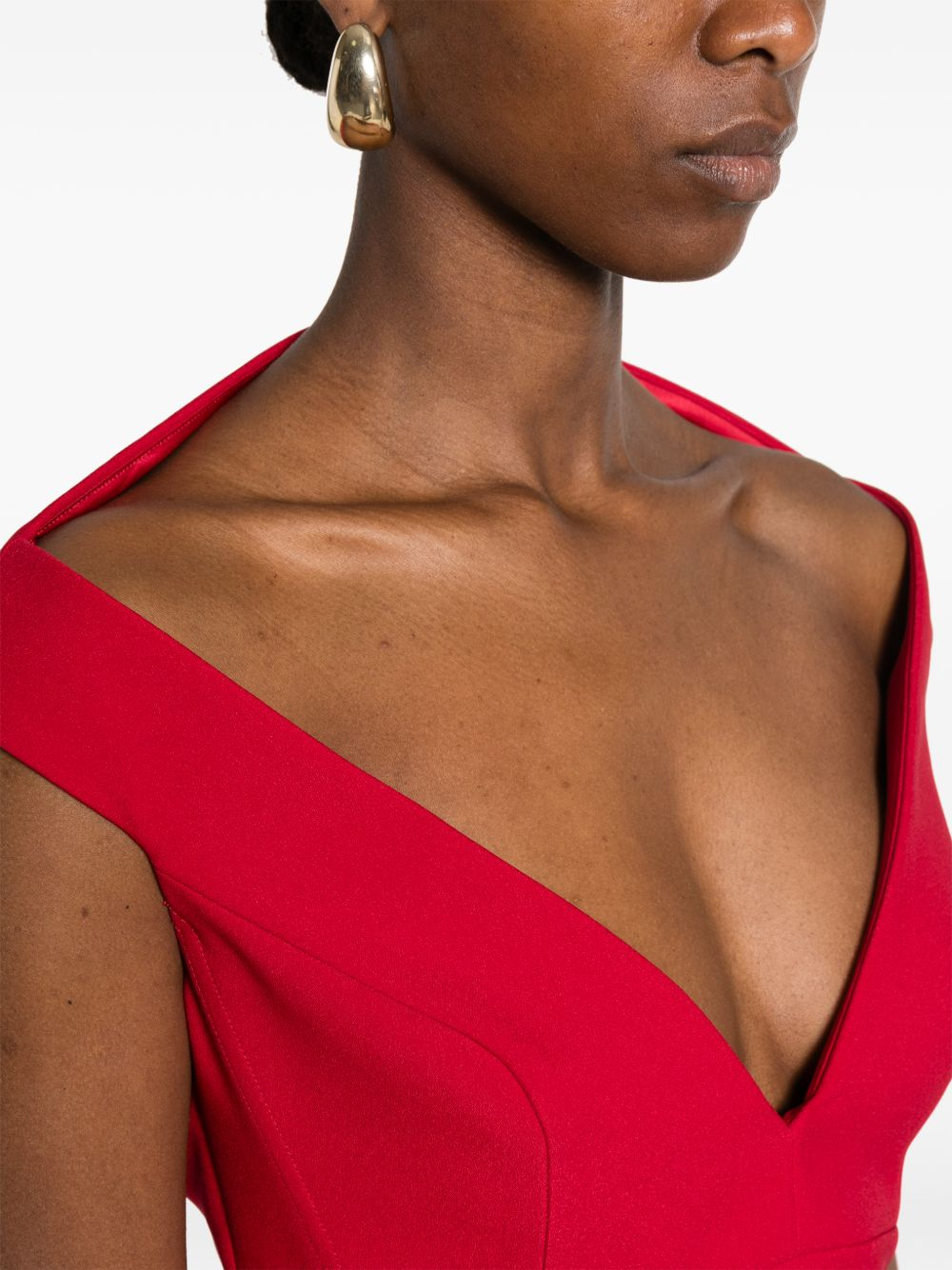 [Solace London] Sleeveless dress SS26 OS47051RED
