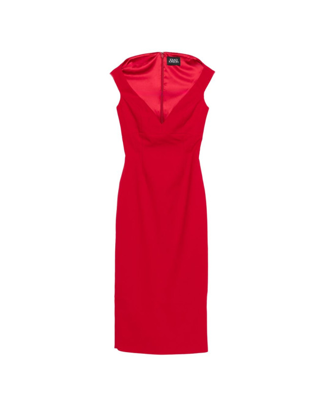 [Solace London] Sleeveless dress SS26 OS47051RED