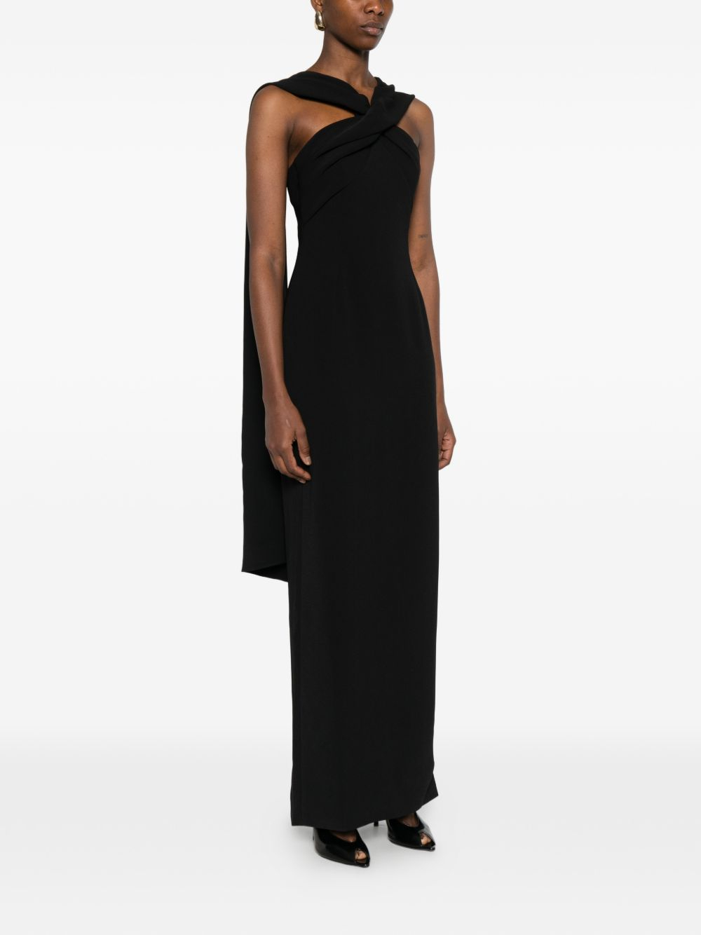 [Solace London] Sleeveless dress SS26 OS47043BLACK