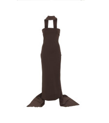 [Solace London] Sleeveless dress SS26 OS47049CHESNUT