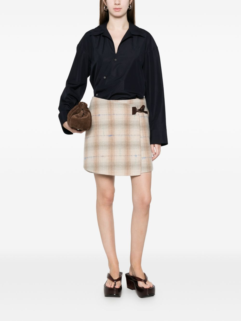 [Loewe] Mini skirt SS26 S359Y08XAU2140