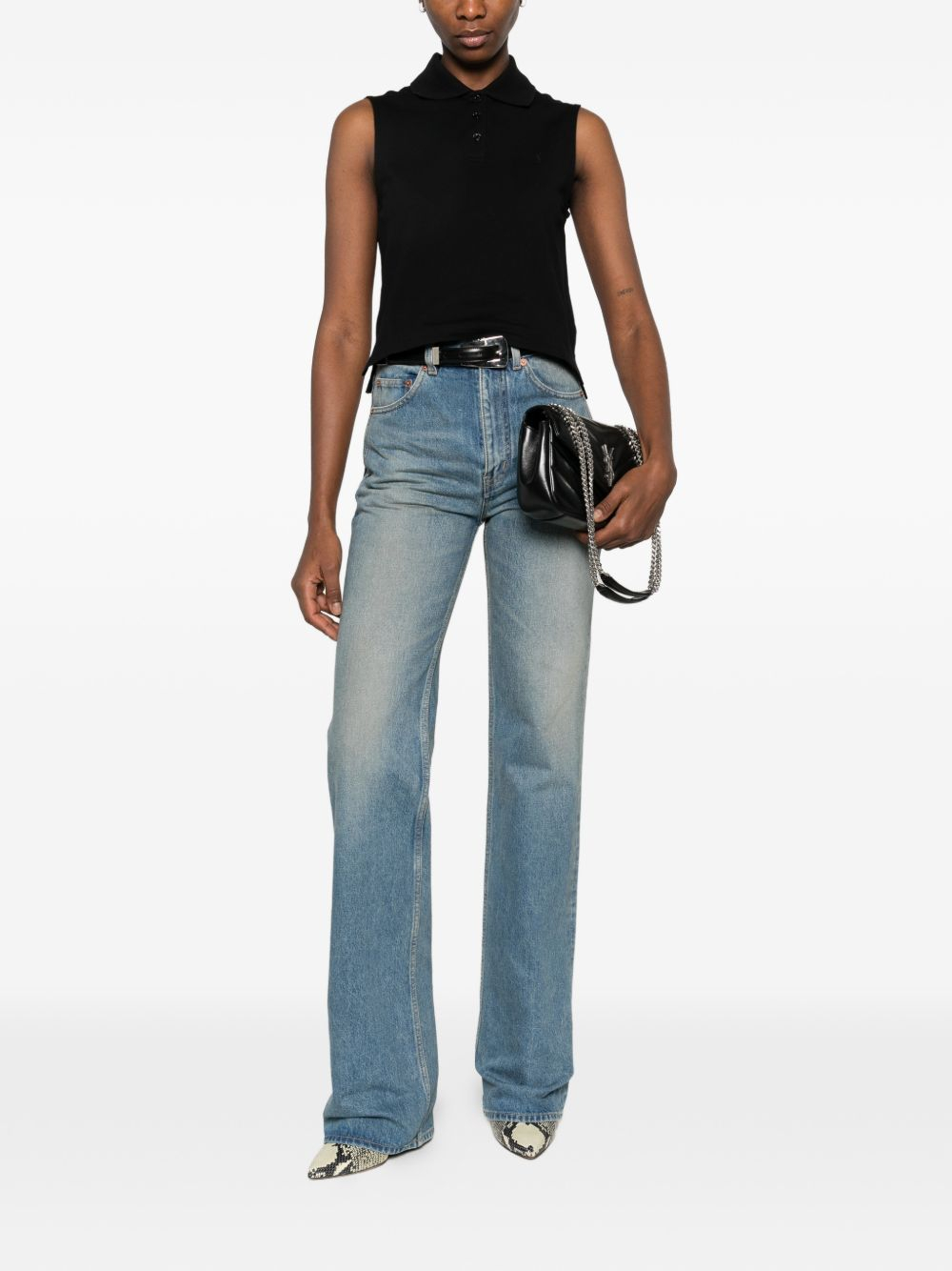 [Saint Laurent] T-shirts Sleeveless SS26 862601Y37ZE1000