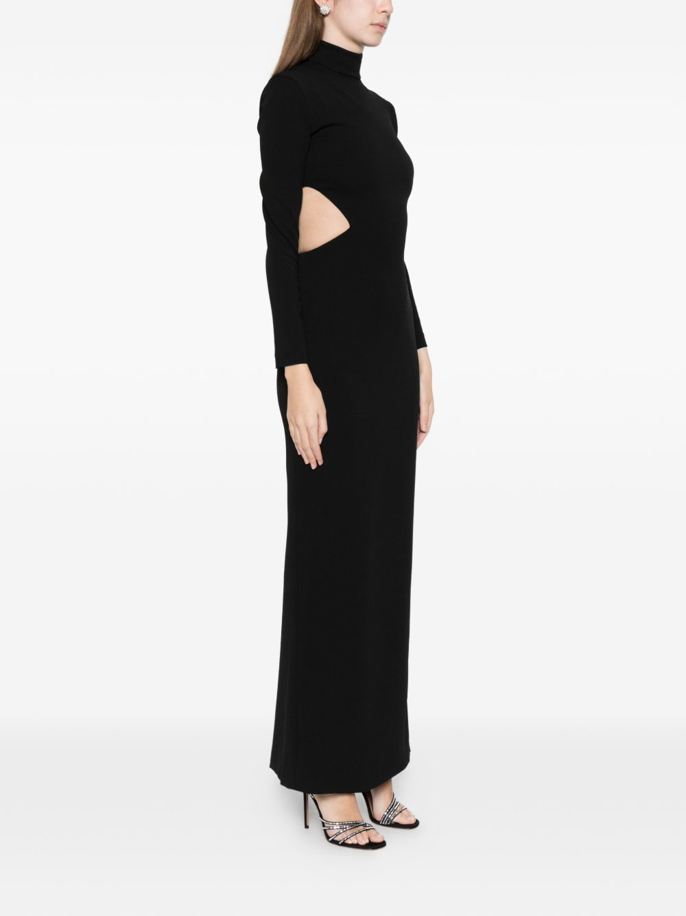 [Solace London] Long sleeve dress SS26 OS46036BLACK