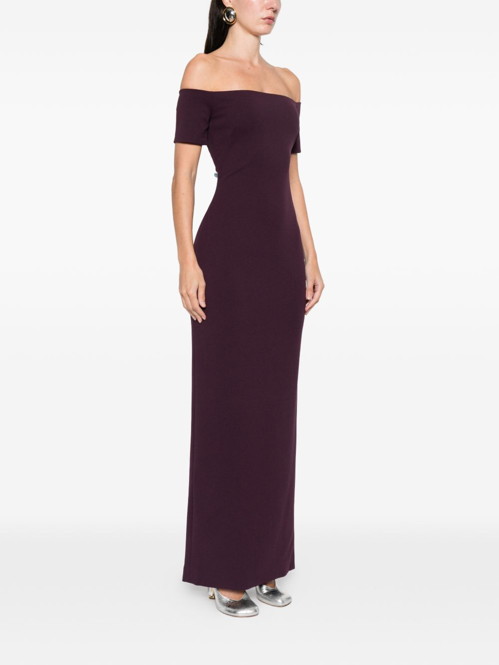 [Solace London] Sleeveless dress SS26 OS46026PLUM