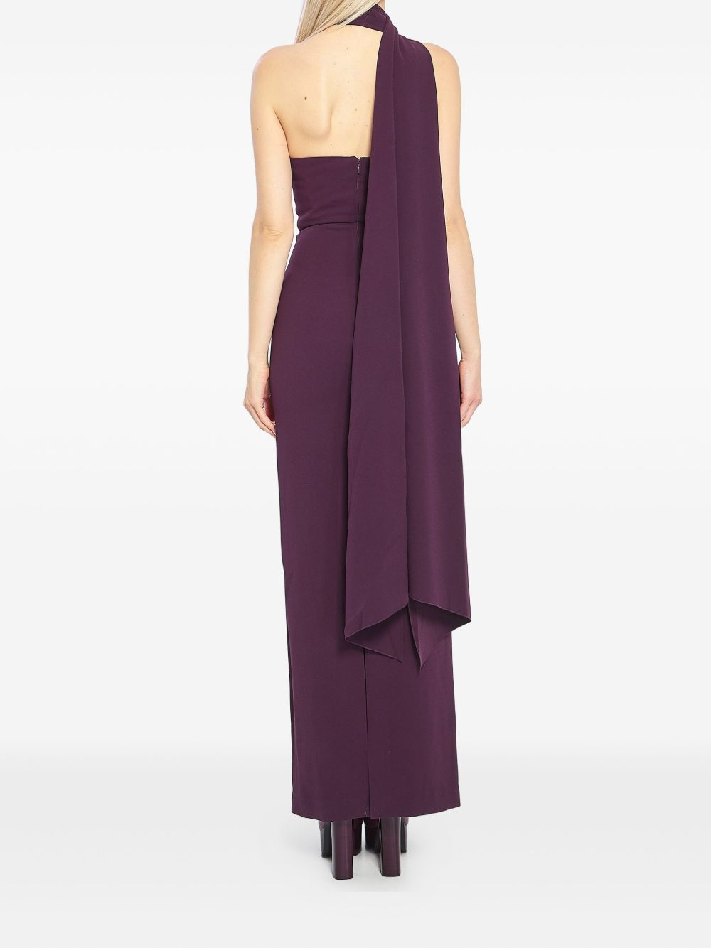 [Solace London] Sleeveless dress SS26 OS38011PLUM