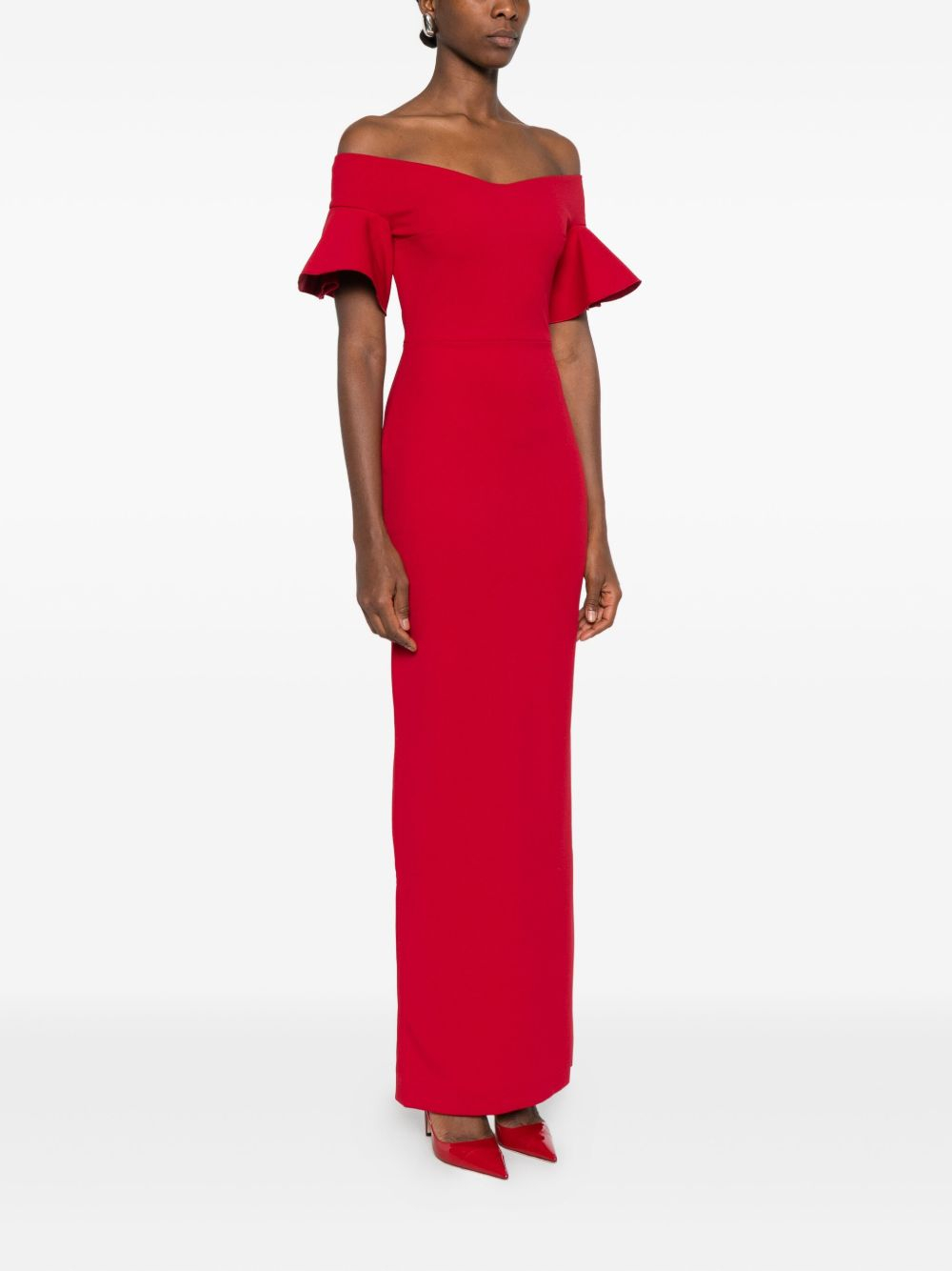 [Solace London] Sleeveless dress SS26 OS46003RED