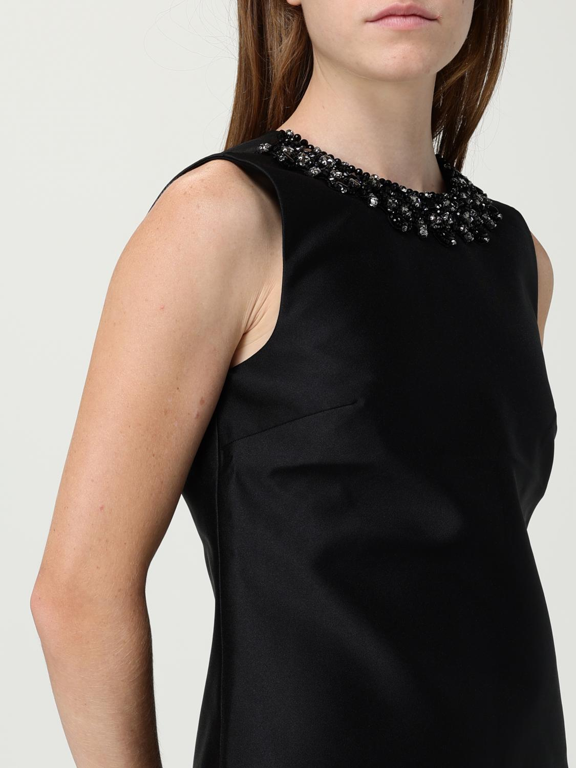 [Self-portrait] Sleeveless dress FW25 AW25061SB BLACK