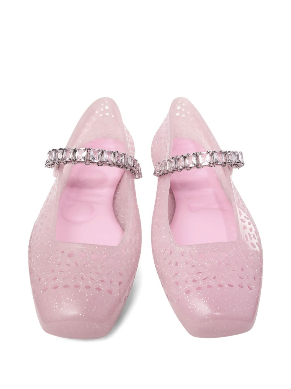 [Jimmy Choo] Flat shoes FW26 THEJELLYNTXCOTTONCANDY/SILVERMIX