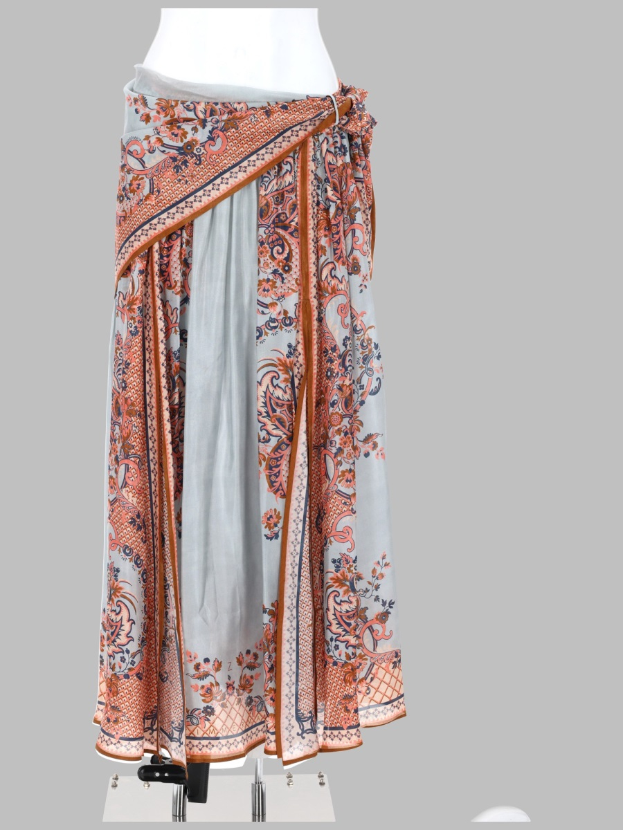 [Zimmermann] Long skirt FW26 8066SSS261_BLUPF