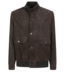 [BRIONI] Leather Jacket SS26 PLCU0LPD7142121