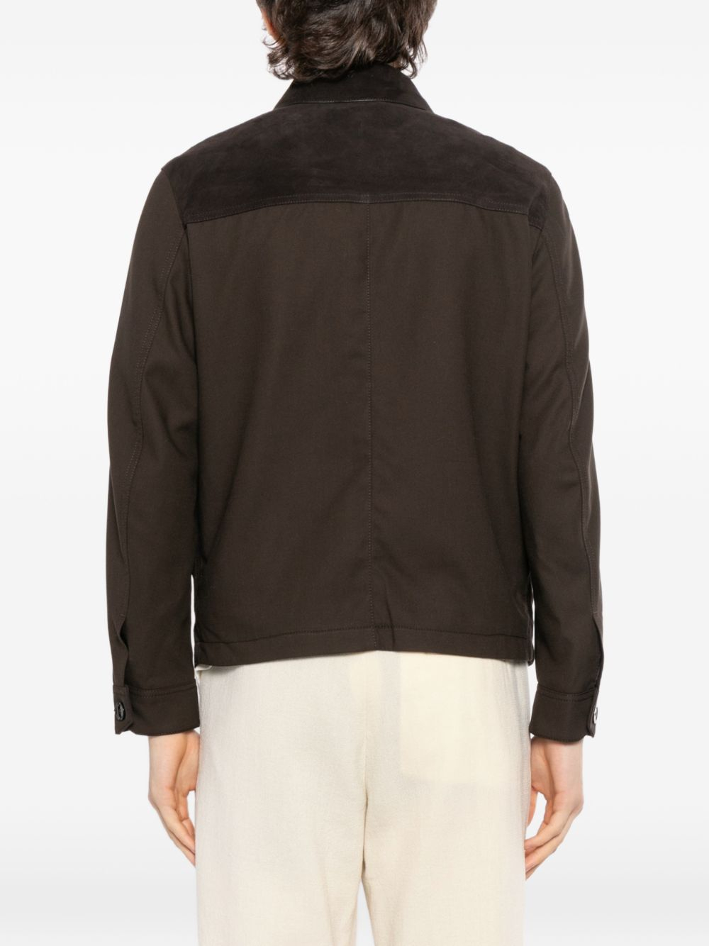 [BRIONI] Leather Jacket SS26 PLCR0LPD7092121