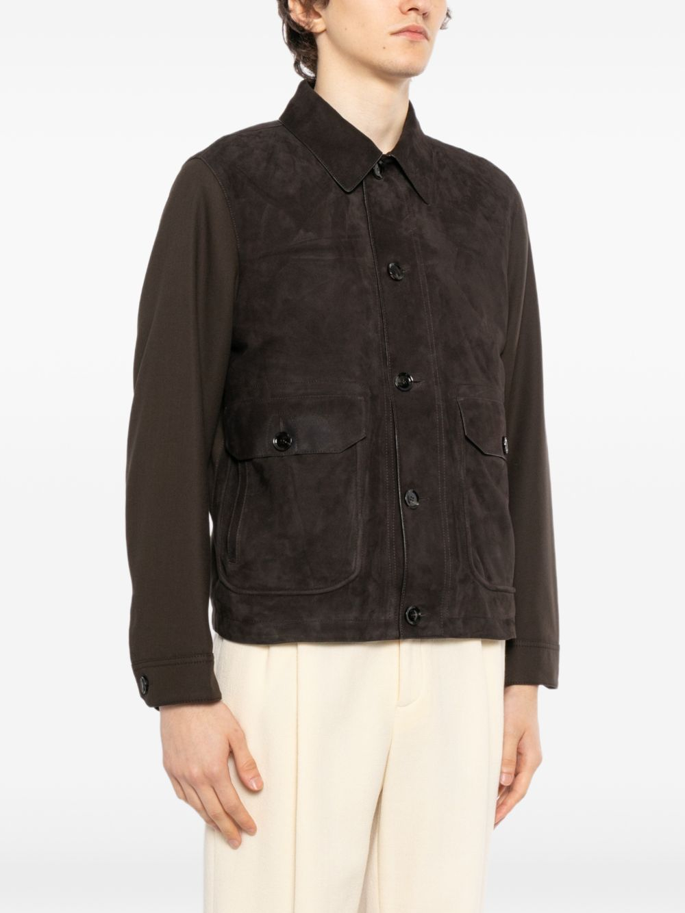 [BRIONI] Leather Jacket SS26 PLCR0LPD7092121