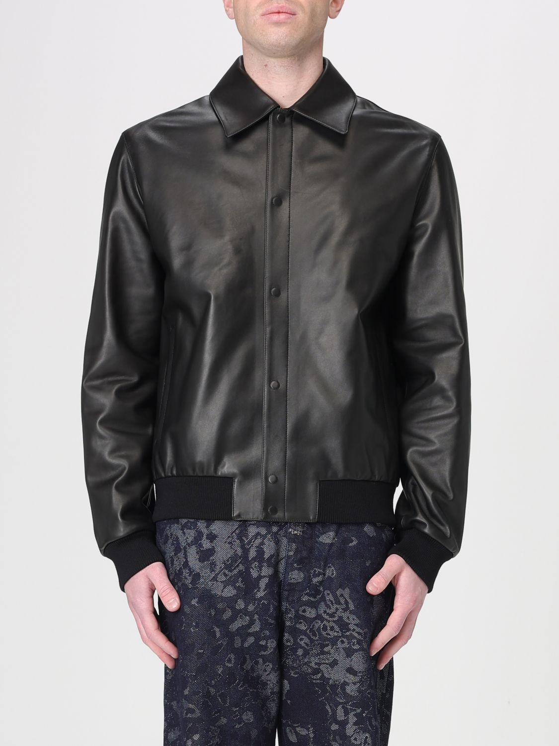 [Fendi] Leather Jacket SS26 FPJ139ATJZ F0GME