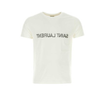 [Saint Laurent] T-shirts Short Sleeve SS26 663278Y37AW 9744