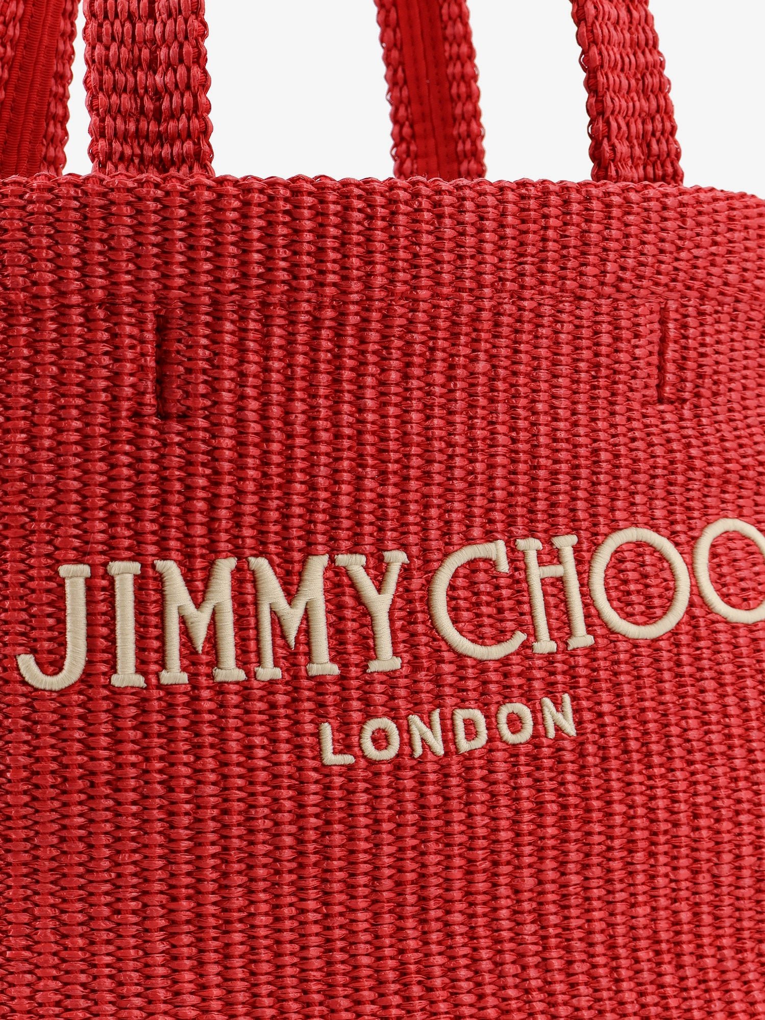[Jimmy Choo] Tote bag SS26 BEACHTOTEEWMJYNRUBYREDLIGHTGOLD