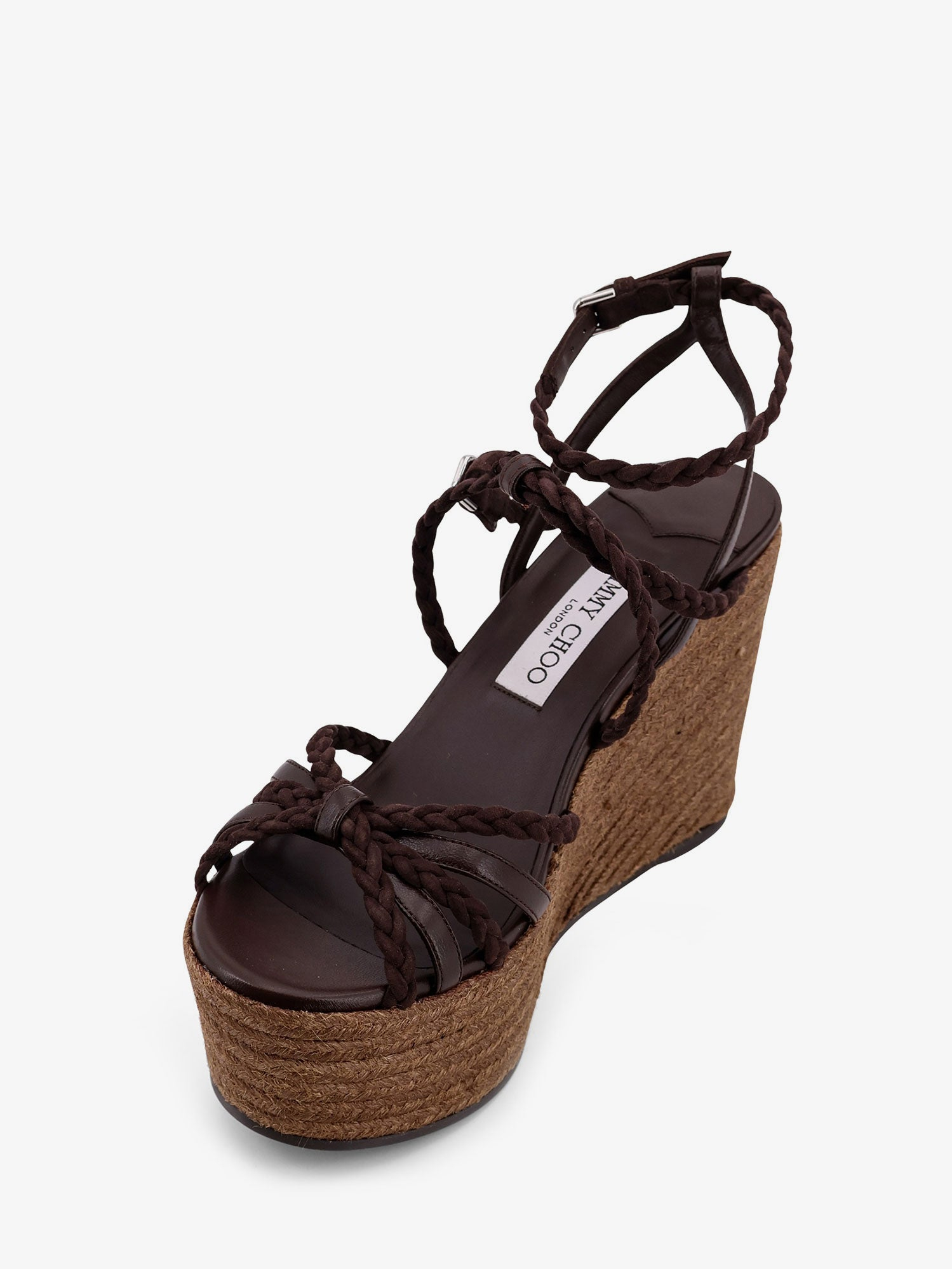 [Jimmy Choo] Sandals SS26 NYRA100ZKNCHOCOLATECOFFEE