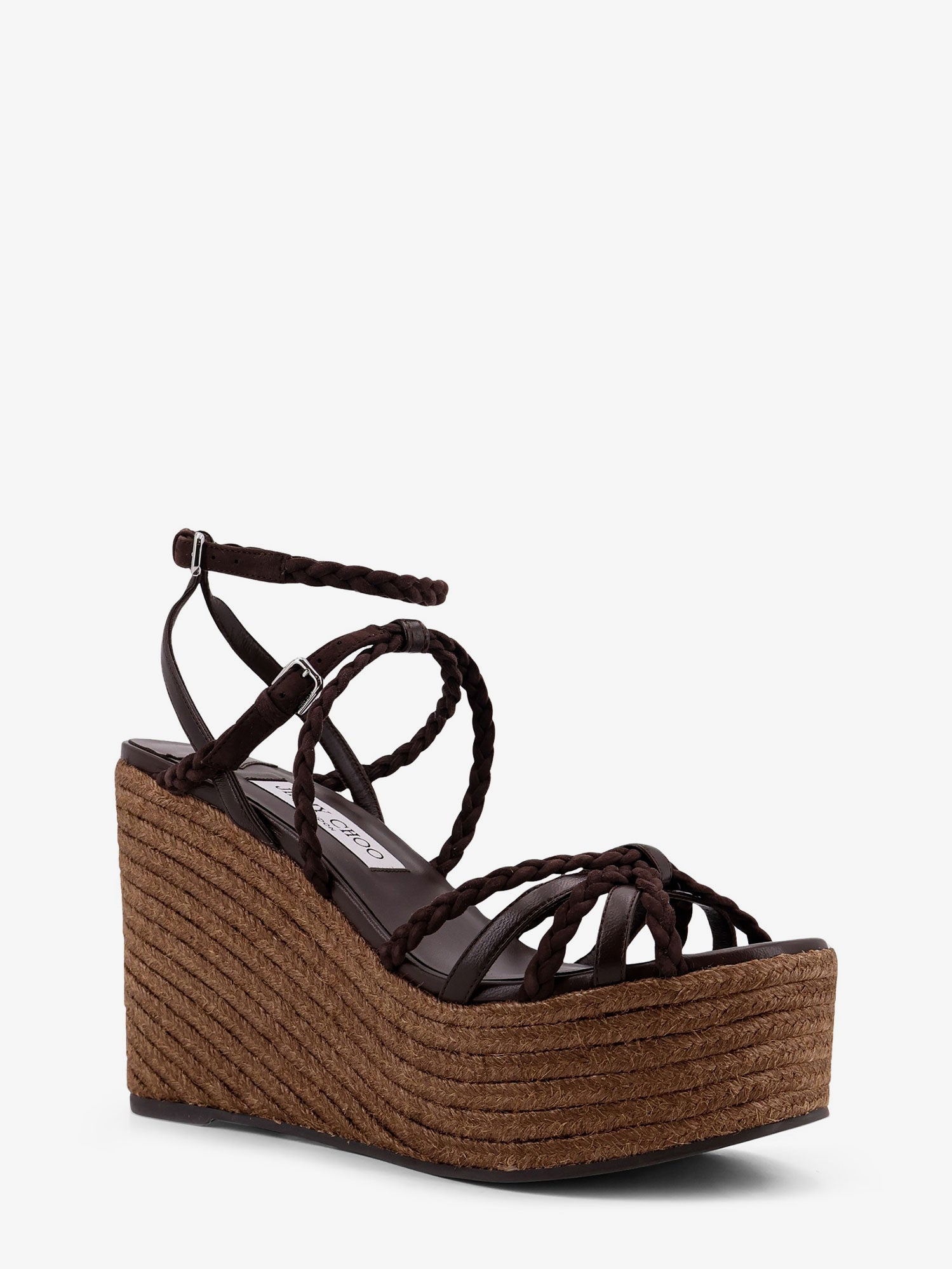 [Jimmy Choo] Sandals SS26 NYRA100ZKNCHOCOLATECOFFEE