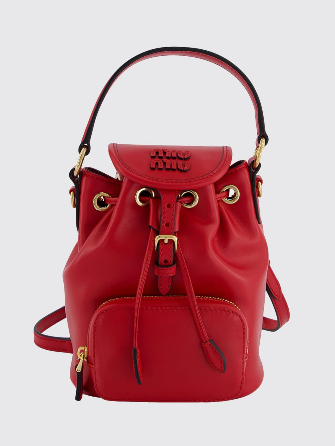 [Miu Miu] Backpack SS26 5BZ045VOOM2CRW F0011