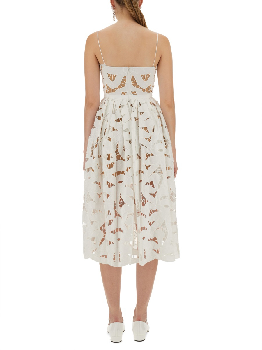 [Self-portrait] Sleeveless dress FW25 PF25-013M-W_WHITE