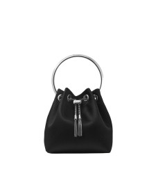 [Jimmy Choo] Shoulder bag FW26 BONBONFUQBLACK/SILVER