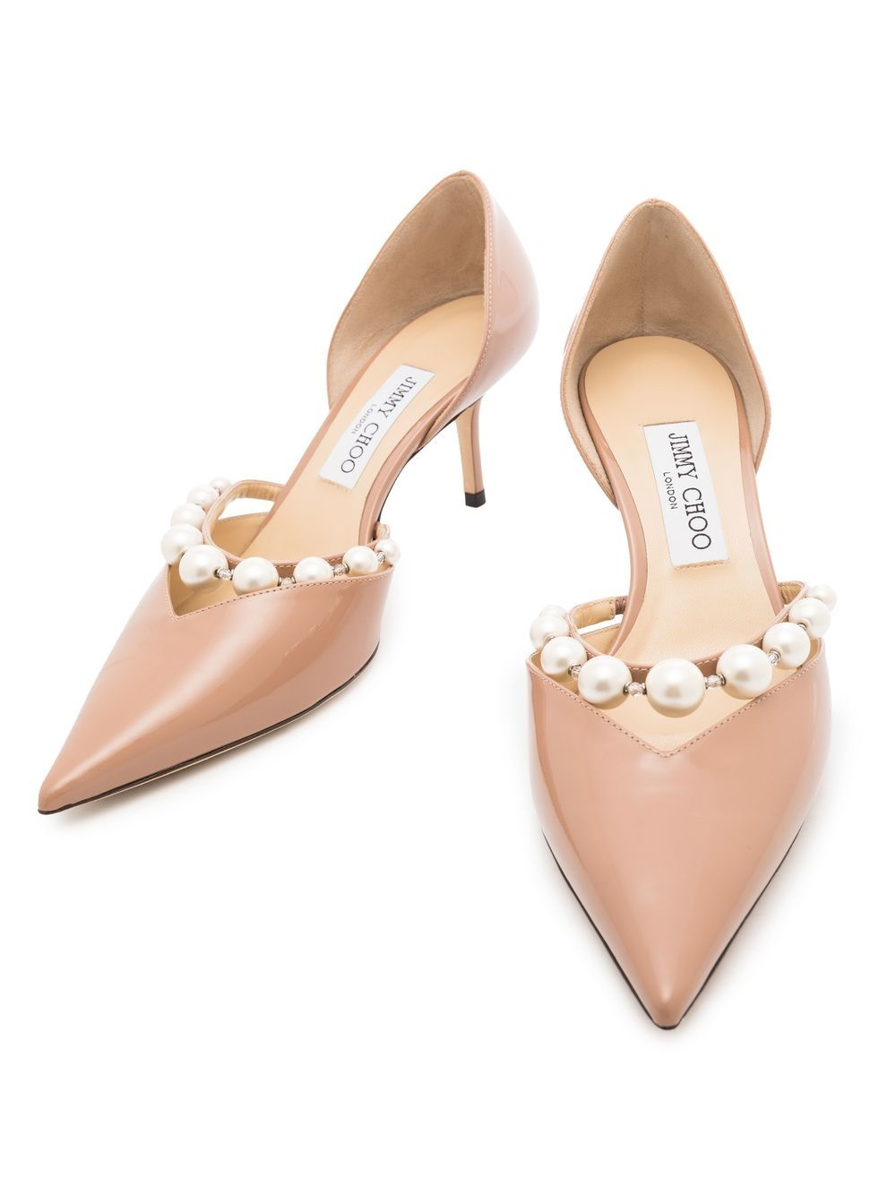 [Jimmy Choo] Pumps FW26 AURELIE65XKMBALLETPINK/WHITE