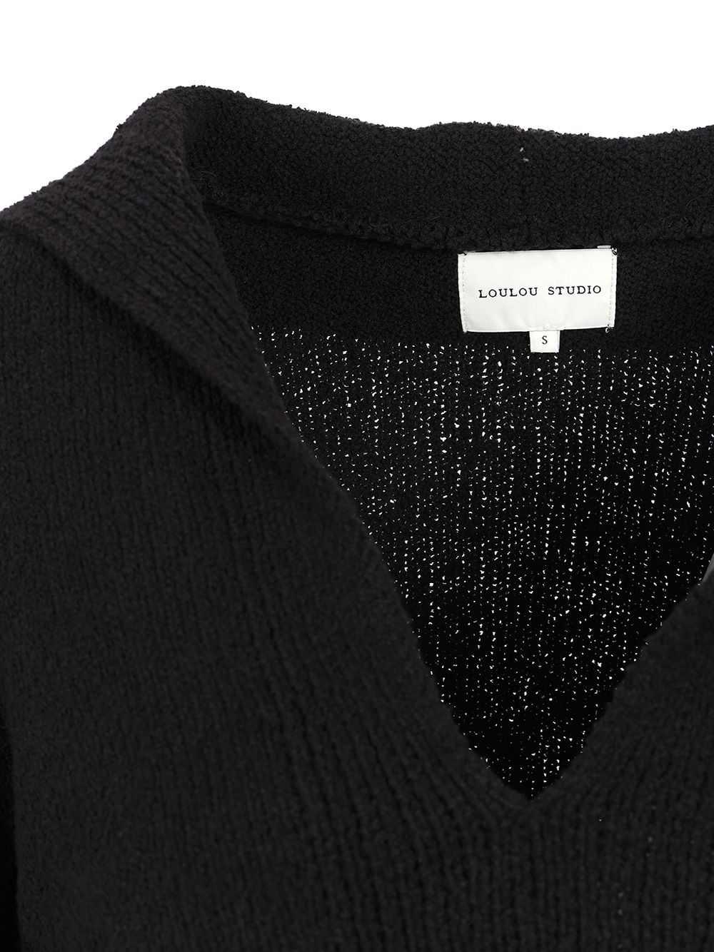 [LOULOU STUDIO] Knitwear SS25 BAHIABLACK