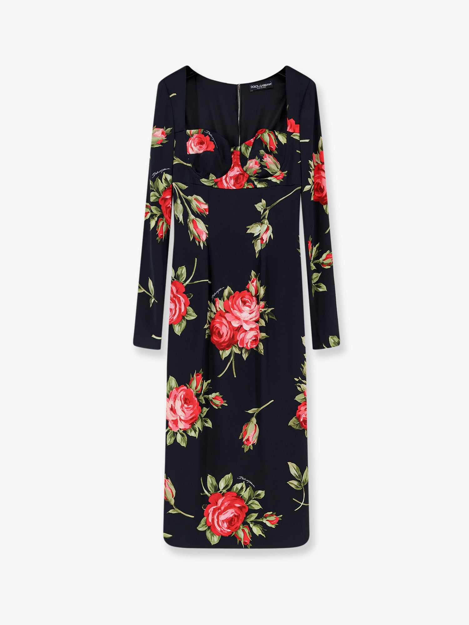 [Dolce & Gabbana] Long sleeve dress SS26 F610FTFSICDHN5ZN
