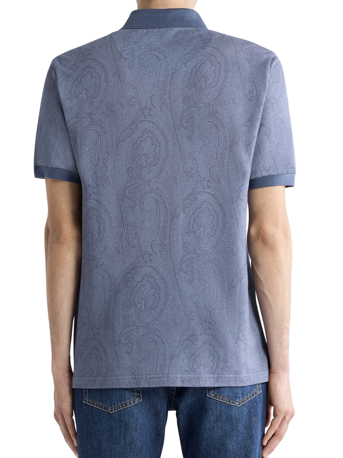 [Etro] T-shirts Short Sleeve FW26 MRMD0004AKF84X0880 BLUE