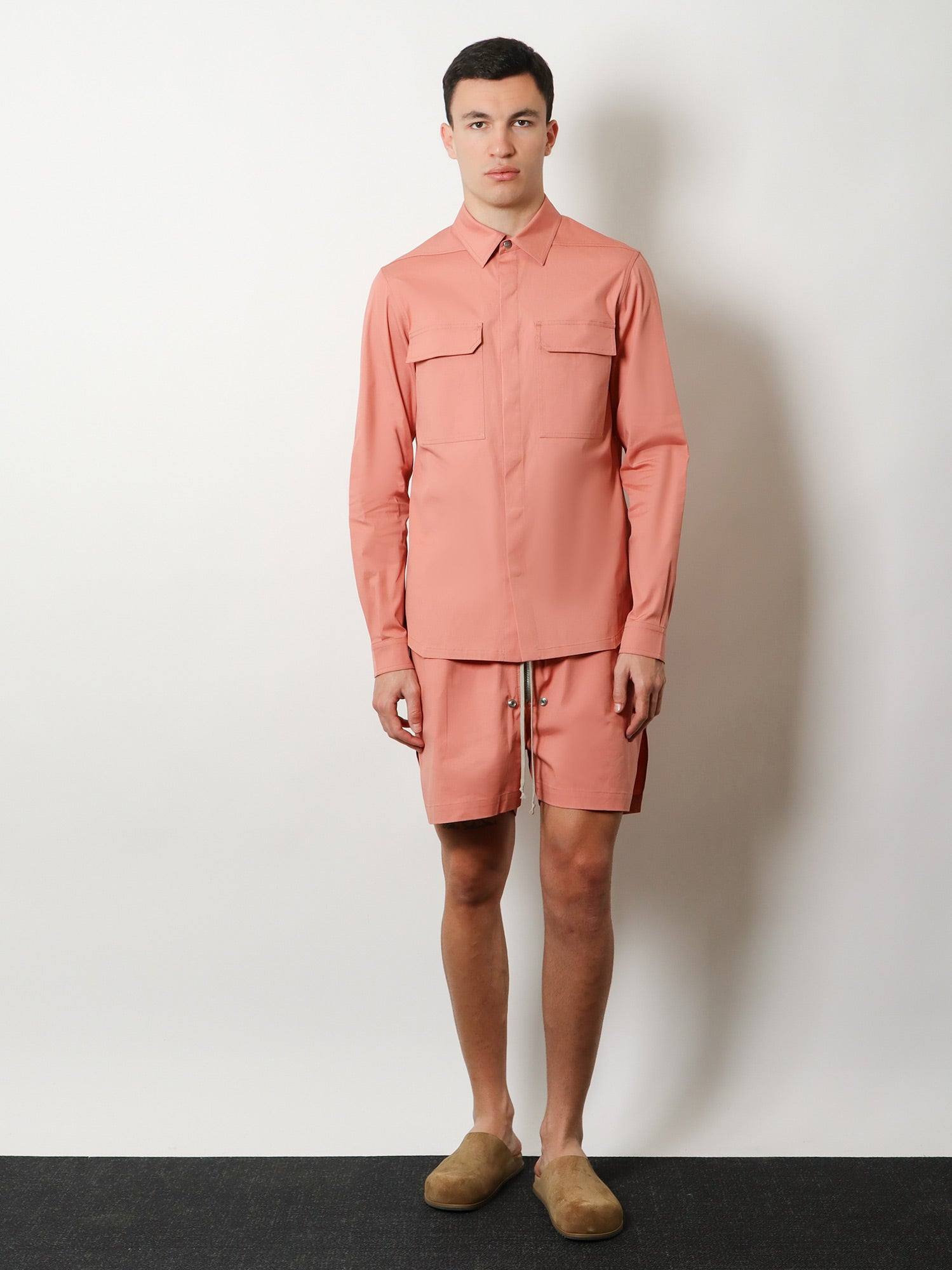 [Rick Owens] Shirts Long Sleeve SS26 RU01F2236TE83