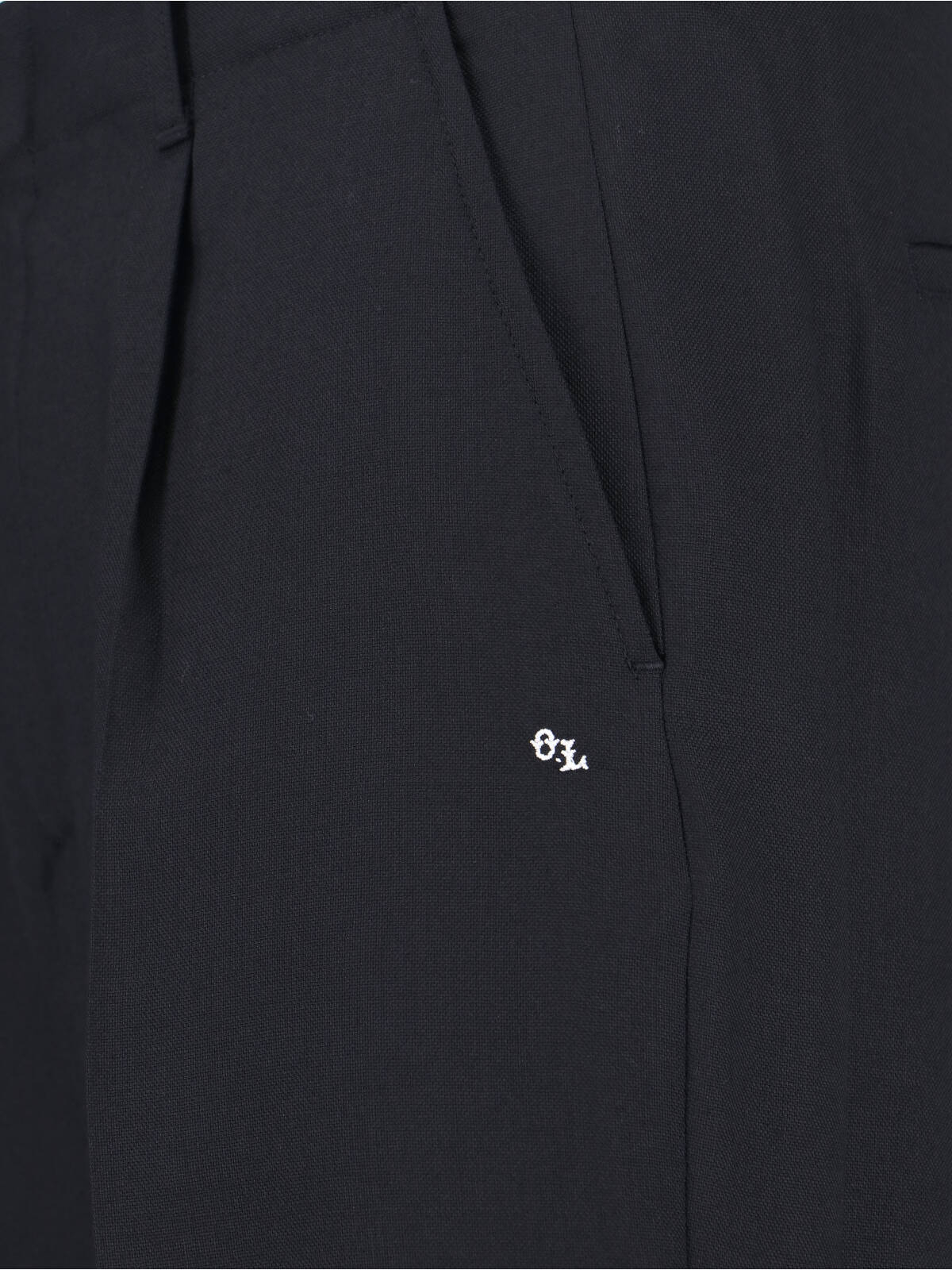 [Our Legacy] Trousers FW26 M421BBPWBLACK PANAMA WOOL